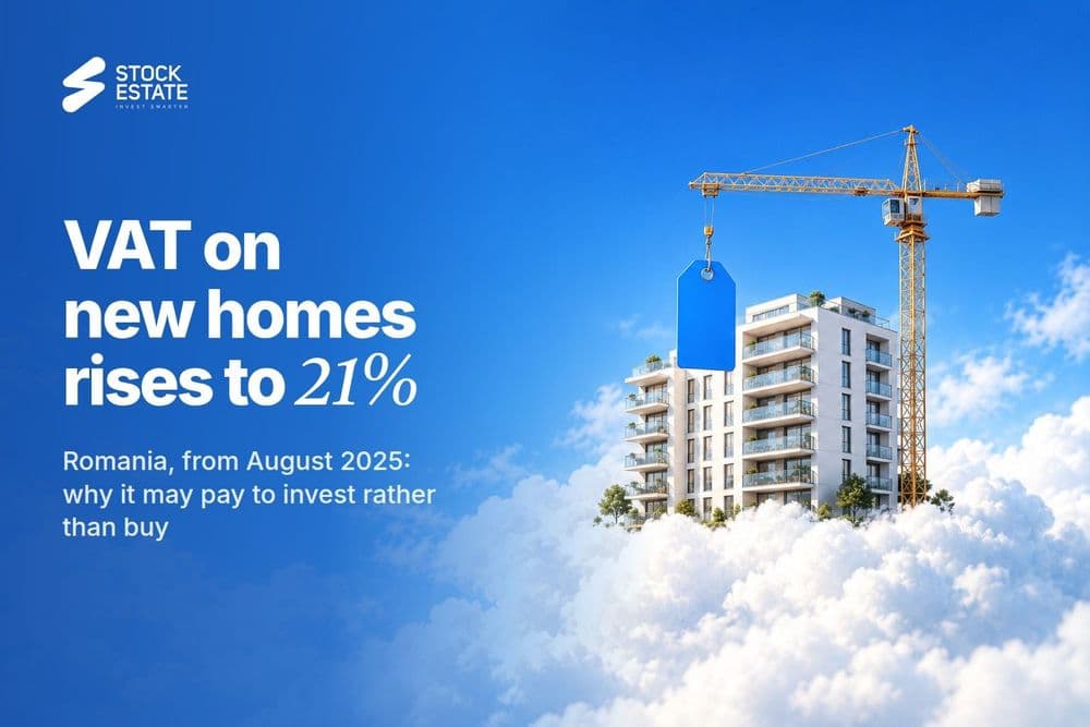 Creșterea TVA-ului la Imobiliare: De ce 2025 poate fi anul în care devii investitor, nu cumpărător